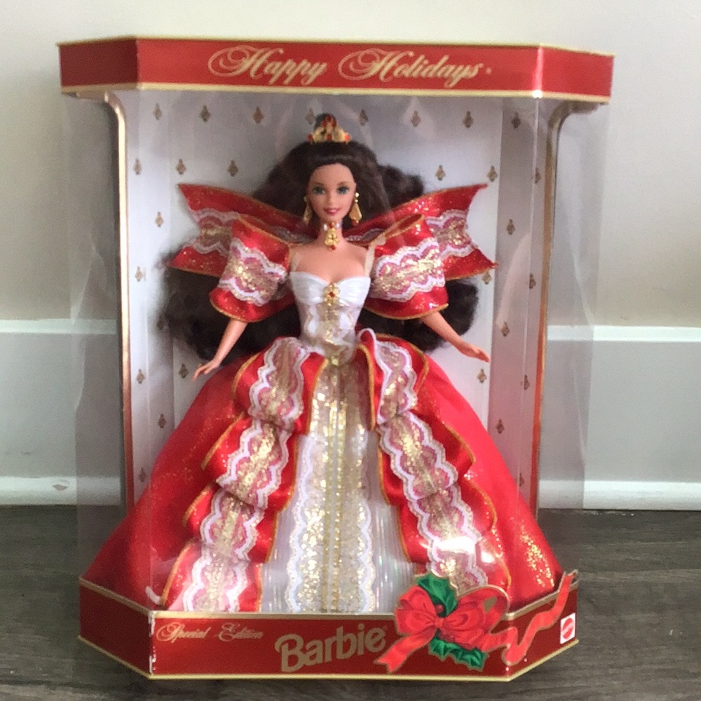 Barbie Happy Holidays Special Edition Doll - Red